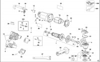 DEWALT D28803 SMALL ANGLE GRINDER (TYPE 1) Spare Parts