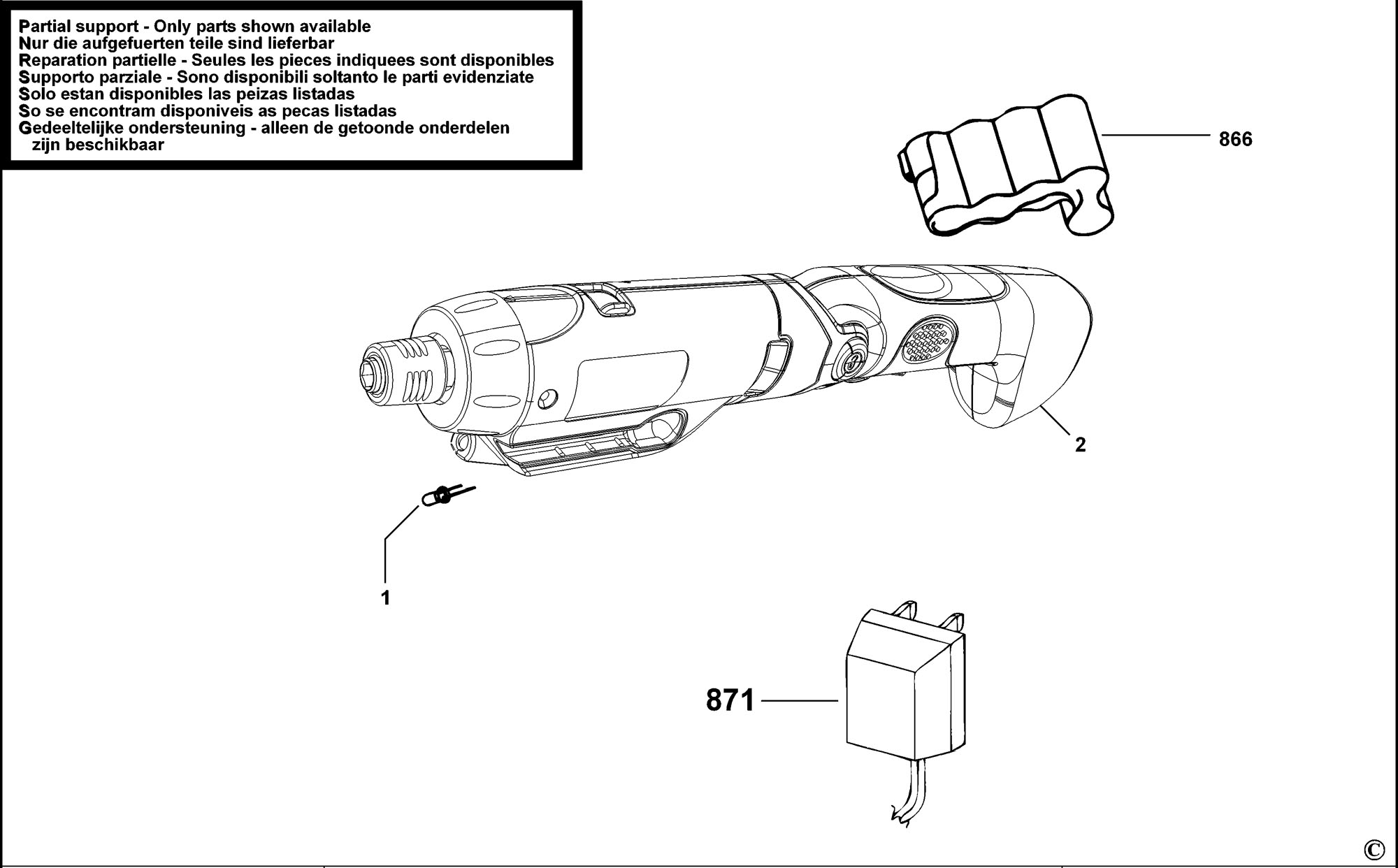 Black and Decker PD600 - Screwdriver Type 1 