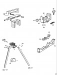 DEWALT DW723-XE LEG STAND (TYPE 1) Spare Parts