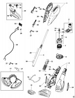 BLACK & DECKER GLC2500L CORDLESS STRING TRIMMER (TYPE H1) Spare Parts