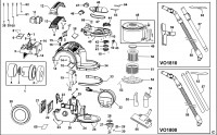 BLACK & DECKER VO1800 VACUUM CLEANER (TYPE 2) Spare Parts