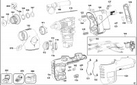 DEWALT DC233K ROTARY HAMMER (TYPE 2) Spare Parts