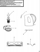 BLACK & DECKER JCT80 COFFEEMAKER (TYPE 1) Spare Parts