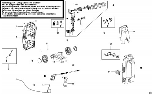 Black&Decker Spare Parts for Pressure Washer PW 1400 K – 12612