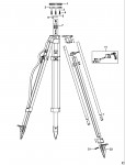 DEWALT DE0733 TRIPOD (TYPE 1) Spare Parts