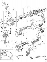 DEWALT D28400 ANGLE GRINDER (TYPE 3) Spare Parts