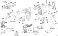 DEWALT DC222K ROTARY HAMMER (TYPE 2) Spare Parts