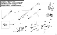 BLACK & DECKER GPC1820L PRUNER (TYPE H1 - H2) Spare Parts