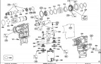 DEWALT DCH214 ROTARY HAMMER (TYPE 1) Spare Parts