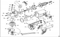 DEWALT D28476W ANGLE GRINDER (TYPE 5) Spare Parts