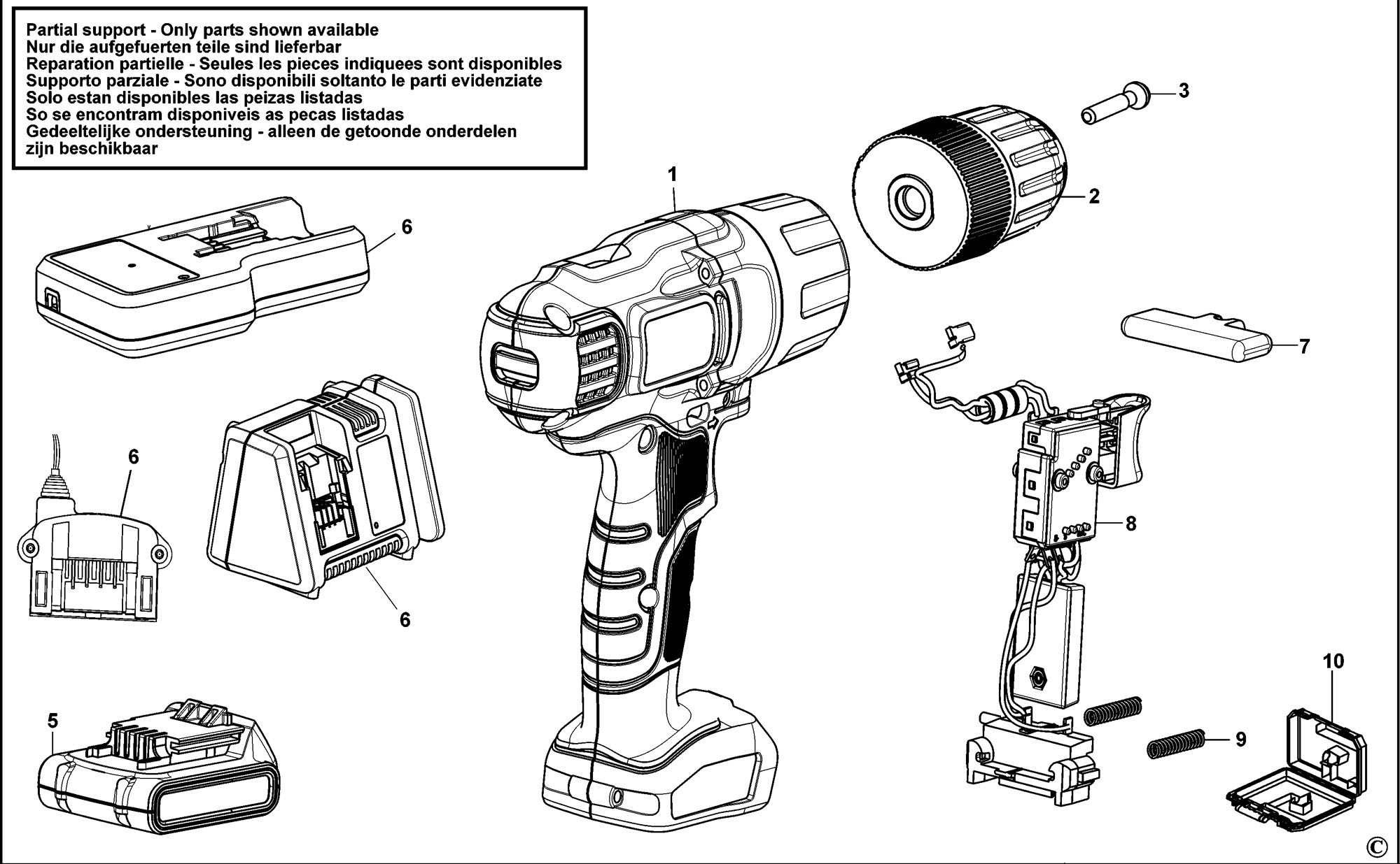 Image of Black & Decker EGBL144 cordless drill