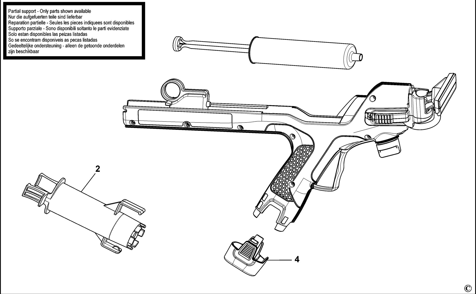 BLACK DECKER BDPE400 PAINT EDGER TYPE H1 Spare Parts