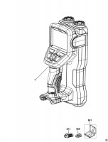 DEWALT DCT418 DIGITAL LASER DETECTOR (TYPE 1) Spare Parts