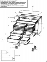 FACOM FAS.13BK DRAWER CABINET (TYPE 0) Spare Parts