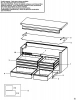 FACOM FAS.C8BK DRAWER CABINET (TYPE 0) Spare Parts