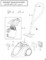 BLACK & DECKER VM1450 VACUUM CLEANER (TYPE 1) Spare Parts