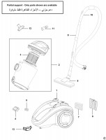 BLACK & DECKER VM1650 VACUUM CLEANER (TYPE 1) Spare Parts