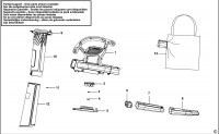 BLACK & DECKER GW2500 BLOWER VAC (TYPE 1) Spare Parts