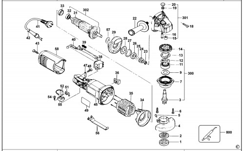 Black & Decker Bpgs7115 Small Angle Grinder (type 1) Spare Parts SPARE ...