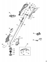 BLACK & DECKER GLC1423 CORDLESS STRING TRIMMER (TYPE H1 - KS) Spare Parts