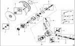 FACOM V.492F GRINDER (TYPE 1) Spare Parts