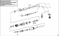 FACOM V.781 PNEUMATIC SPOT WELD REMOVER (TYPE 1) Spare Parts