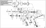 FACOM NS.1010F IMPACT WRENCH (TYPE 1) Spare Parts