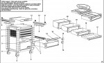 FACOM JET.5GM3 ROLLER CABINET (TYPE 1) Spare Parts