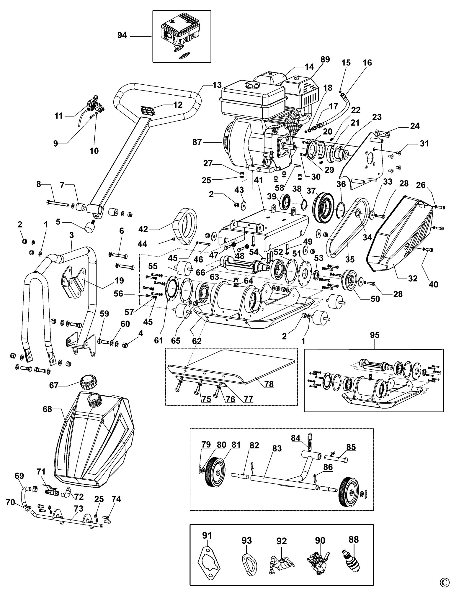 Stanley Sgc-13000n Compactor (type 1) Spare Parts SPARE_SGC-13000N/TYPE ...