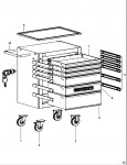 FACOM ROLL.6GXLPB ROLLER CABINET (TYPE 1) Spare Parts