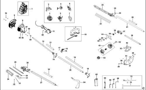 Stanley Str-4in1 Petrol Strimmer (type 1) Spare Parts spare_str-4in1 ...