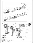 DEWALT DCD778 HAMMER DRILL (TYPE 1) Spare Parts