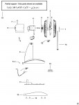 BLACK & DECKER FD1620 FAN DESK (TYPE 1) Spare Parts