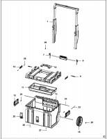 FACOM BSYS.BPT450 WORKBOX (TYPE 1) Spare Parts