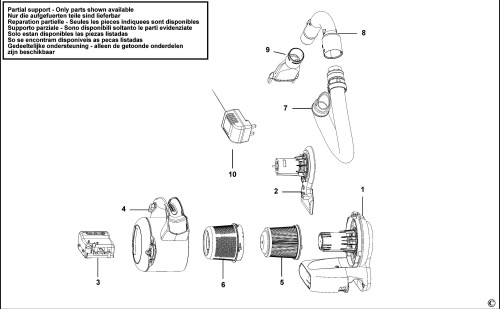 Black Decker Pd1202l Dustbuster type H1 Spare Parts