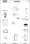 BLACK & DECKER BXJE600E JUICER (TYPE 1) Spare Parts