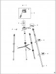 DEWALT DE0881T TRIPOD (TYPE 1) Spare Parts