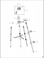 DEWALT DE0881T TRIPOD (TYPE 1) Spare Parts