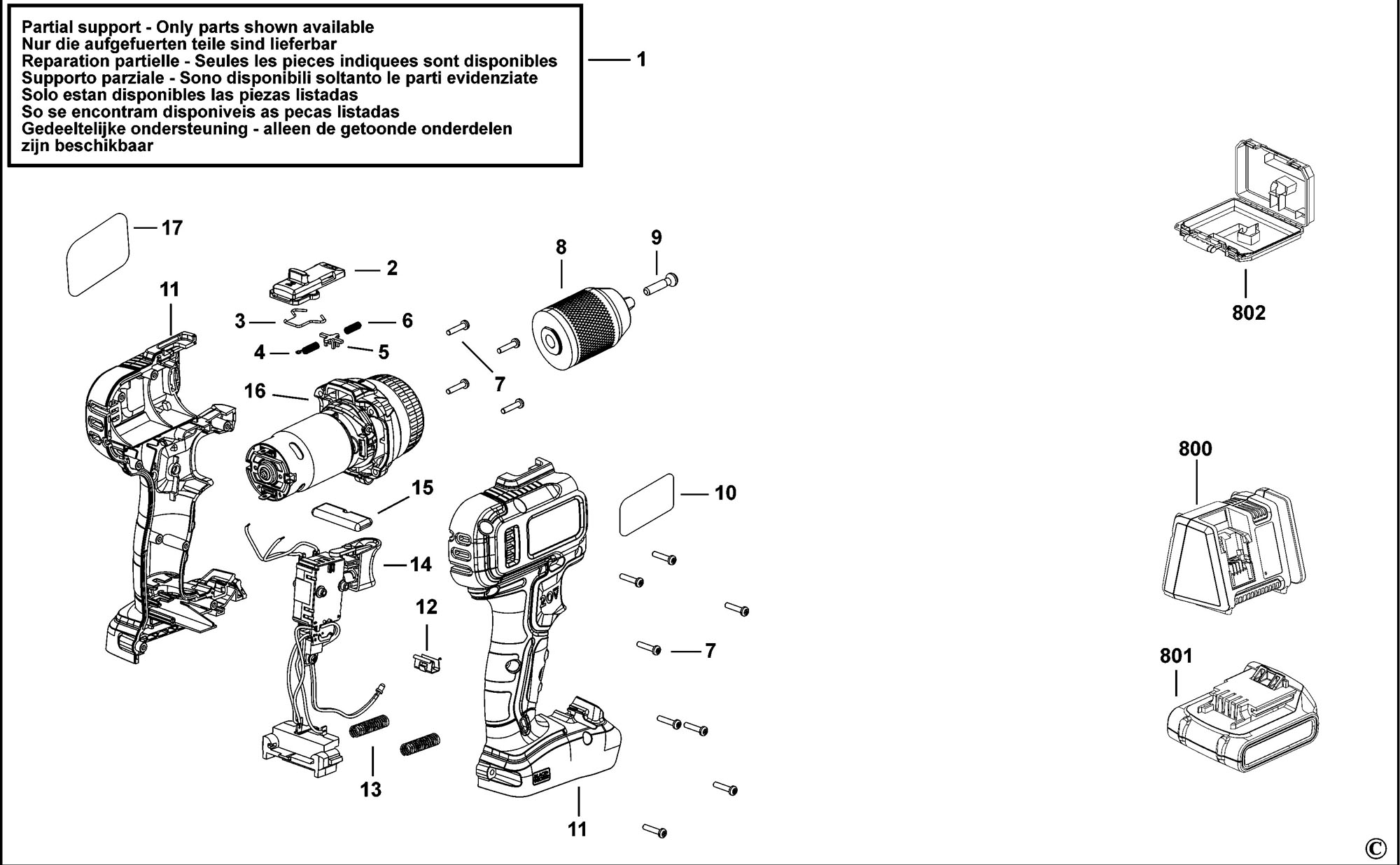 Image of Black & Decker BCD002 drill/driver