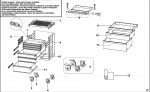 FACOM ROLL.6M3PG ROLLER CABINET (TYPE 1) Spare Parts