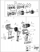 DEWALT DCD709 HAMMER DRILL (TYPE 1) Spare Parts