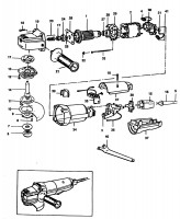 ELU EAG206 ANGLE GRINDER (TYPE 1) Spare Parts