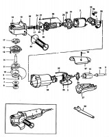 ELU EAG200 ANGLE GRINDER (TYPE 1) Spare Parts