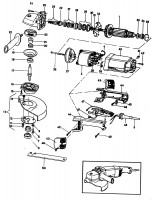 ELU EAG217 ANGLE GRINDER (TYPE 1) Spare Parts