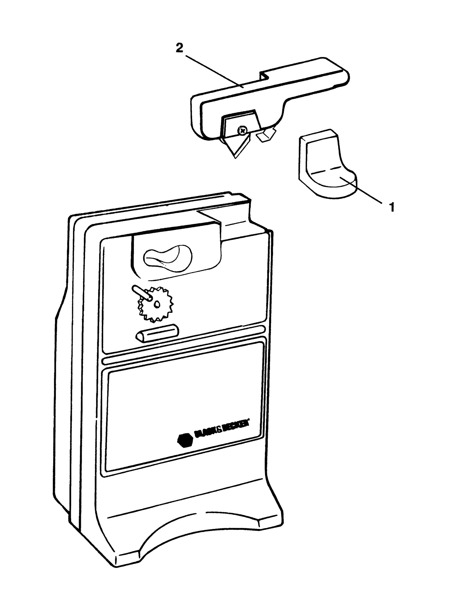 BLACK DECKER EC33I CAN OPENER TYPE 1 Spare Parts