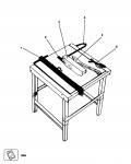 BLACK & DECKER X40090 SAW TABLE (TYPE 1) Spare Parts