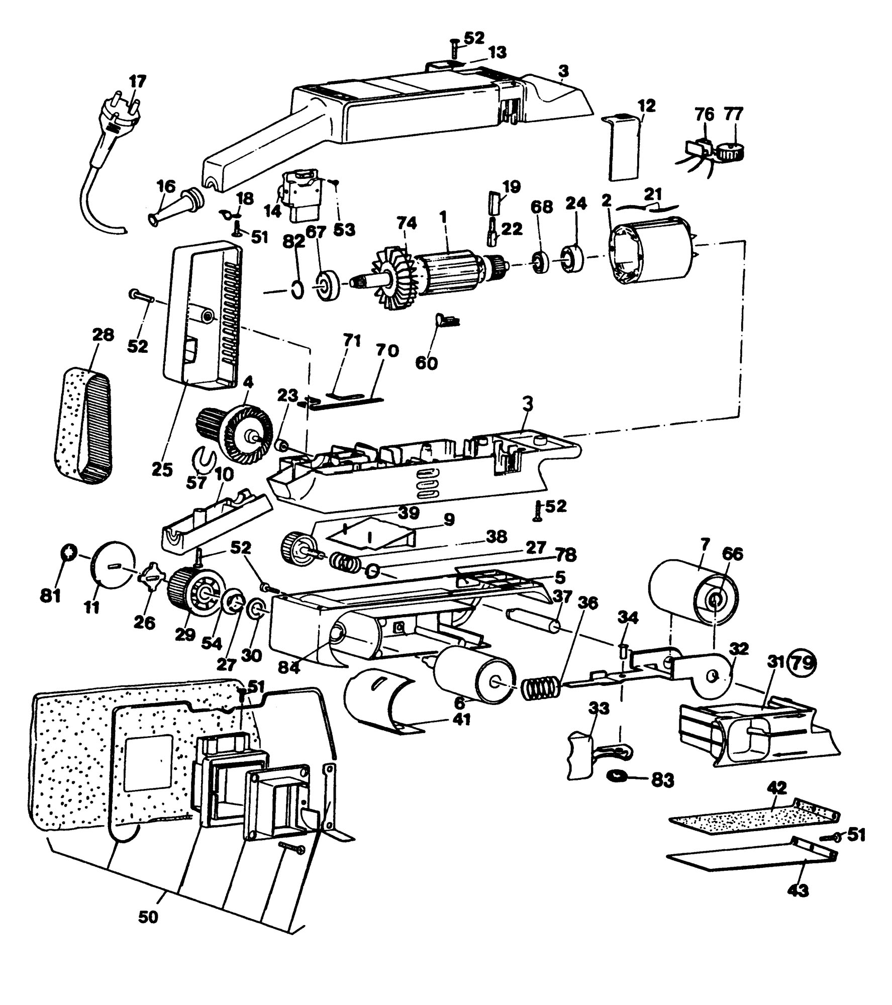 Black & Decker Sr500e Sander (type 1) Spare Parts SPARE_SR500E/TYPE_1 ...