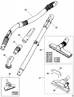 BLACK & DECKER VB1600 VACUUM CLEANER (TYPE 1) Spare Parts