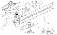 BLACK & DECKER GT5026 HEDGETRIMMER (TYPE 1) Spare Parts