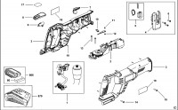 BLACK & DECKER PCL180RS CORDLESS RECIPROCATING SAW (TYPE H1) Spare Parts